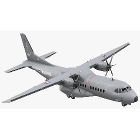 Airbus C295 Twin Turboprop Maritime Patrol Aircraft 3D model